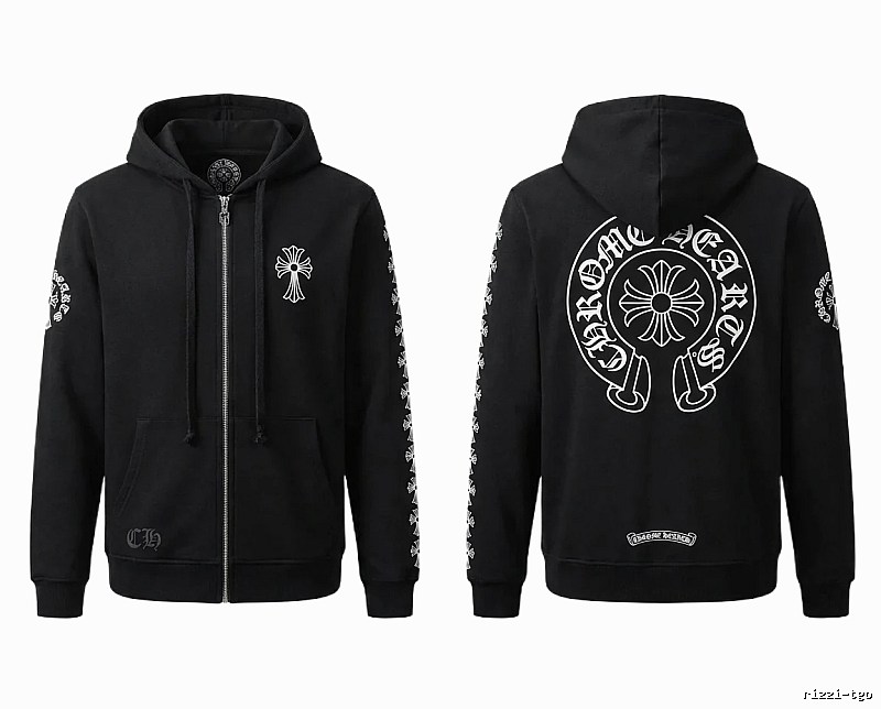 Chrome Hearts Cross Trendy Cool Black Sweatshirt