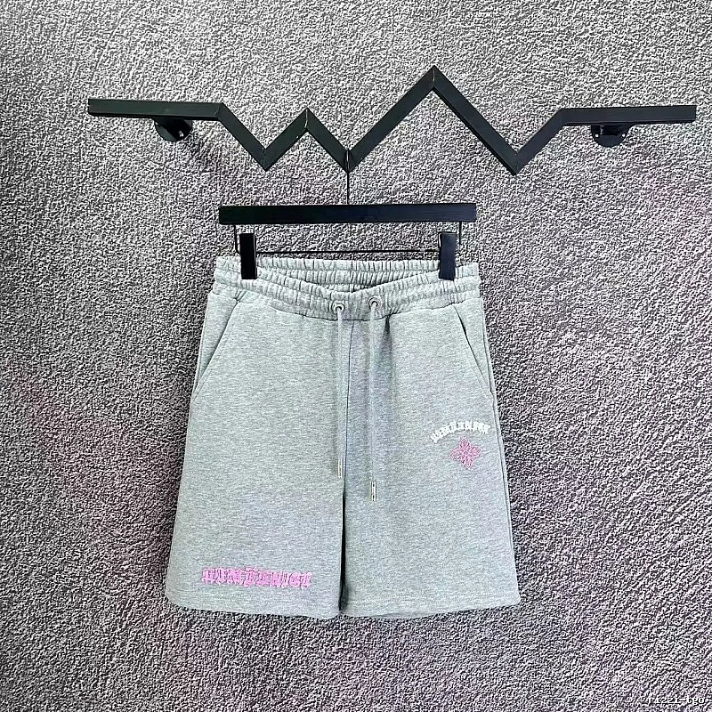Chrome Hearts Embroidered Casual Style Grey Shorts