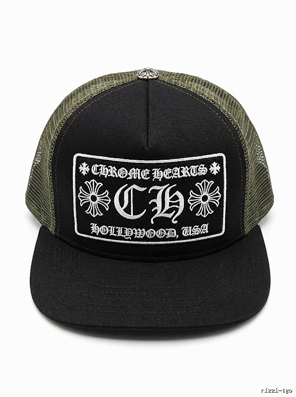 Chrome Hearts Retro Style Black Hat
