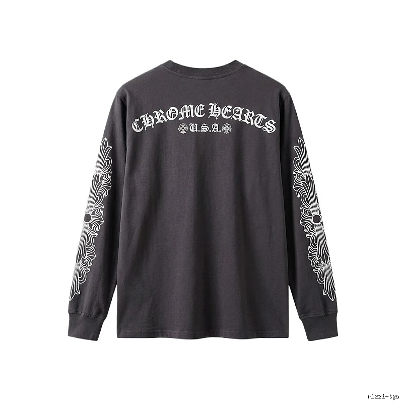 Chrome Hearts retro style black long-sleeve