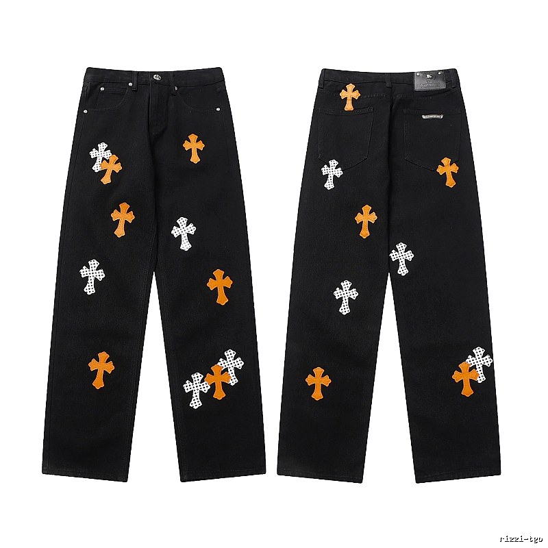Chrome Hearts Sport Graphic jeans Light Denim Jeans for Collection Drops