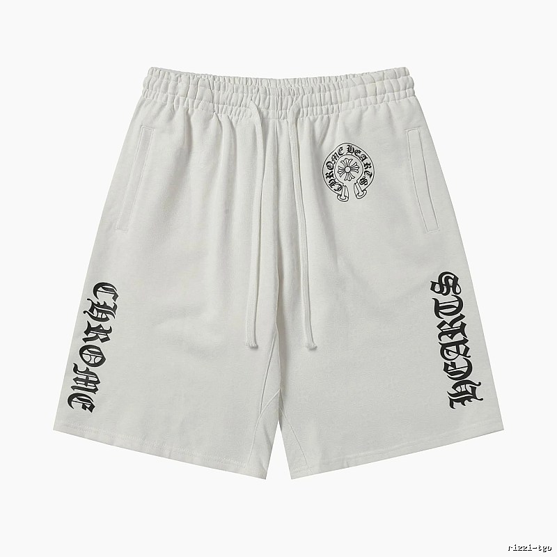 Chrome Hearts trendy and cool white shorts