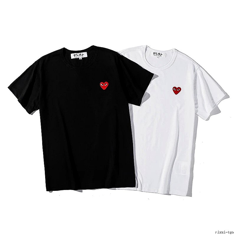 Comme des Garcons PLAY Graphic Tee Focus Heart Logo T-Shirt Daily Styling
