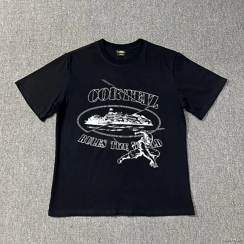 Corteiz Lightweight Logo T-shirt Black Corteiz for Trend Styling