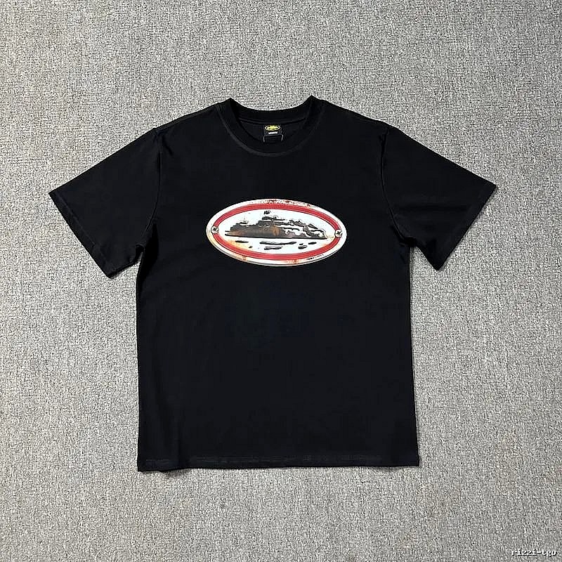Corteiz Premium Style Logo T-shirt Black Corteiz for Resort Outfits