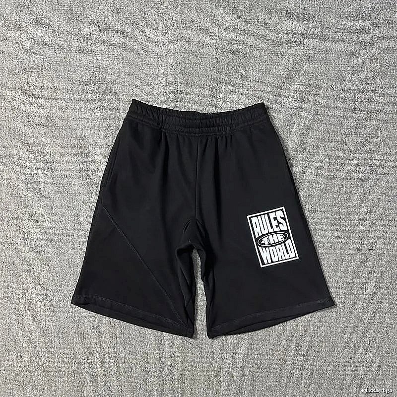 Corteiz Rule World Style Black Shorts
