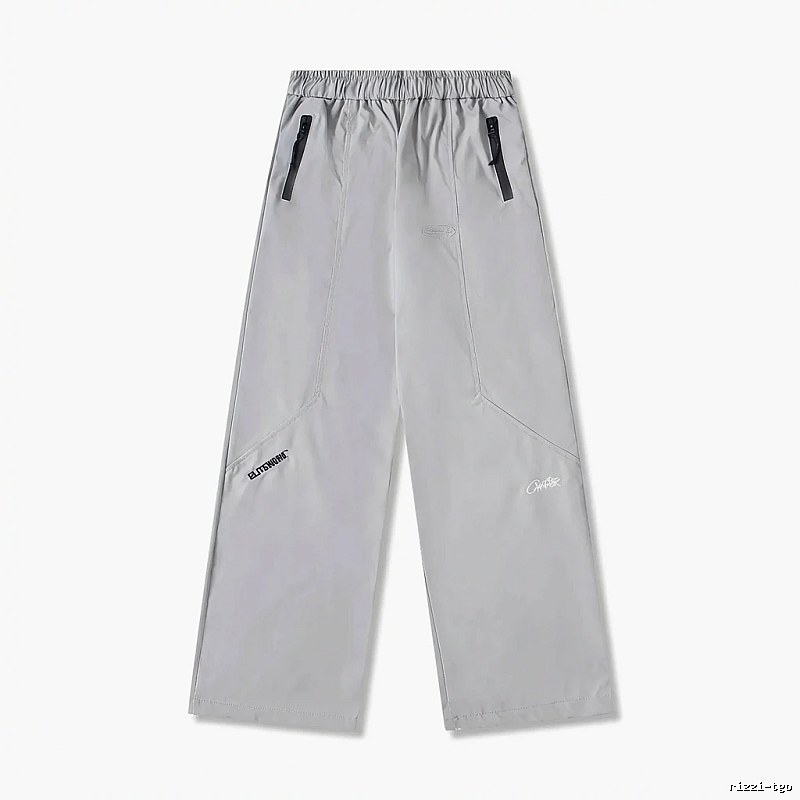 Corteiz Workwear Style Light Grey Trousers