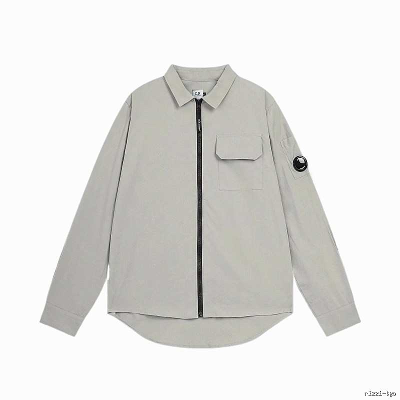 C.P. Grey Workwear-style Shirt