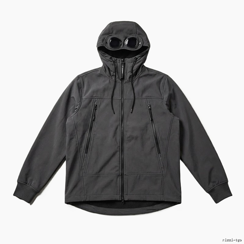 C.P. Hooded Functional Style Grey Coat