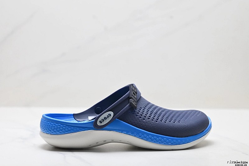 Crocs Clogs Casual Style Blue and White