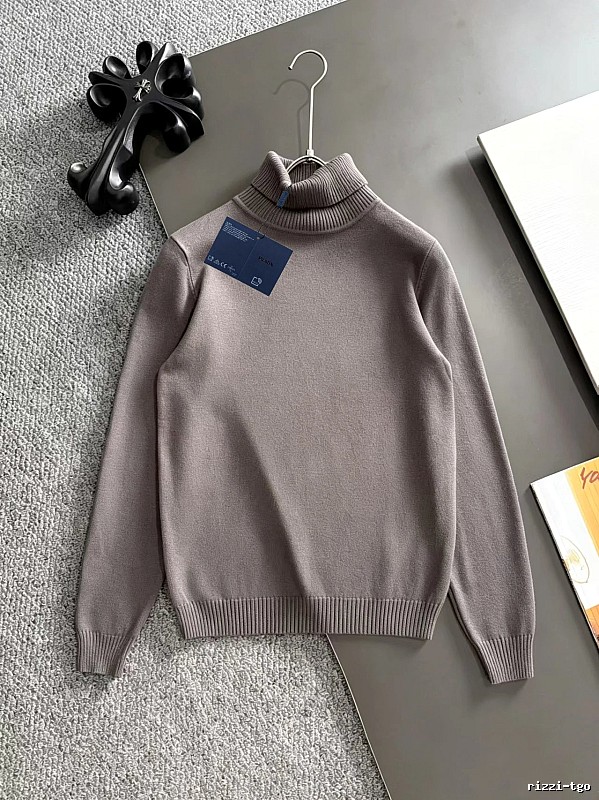Daily Wear Prada Turtleneck Sweater Button Detail