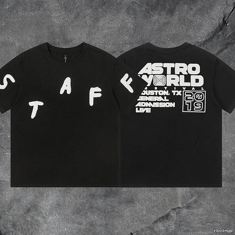 Denim Tears Black Graphic T-Shirt Summer Styling