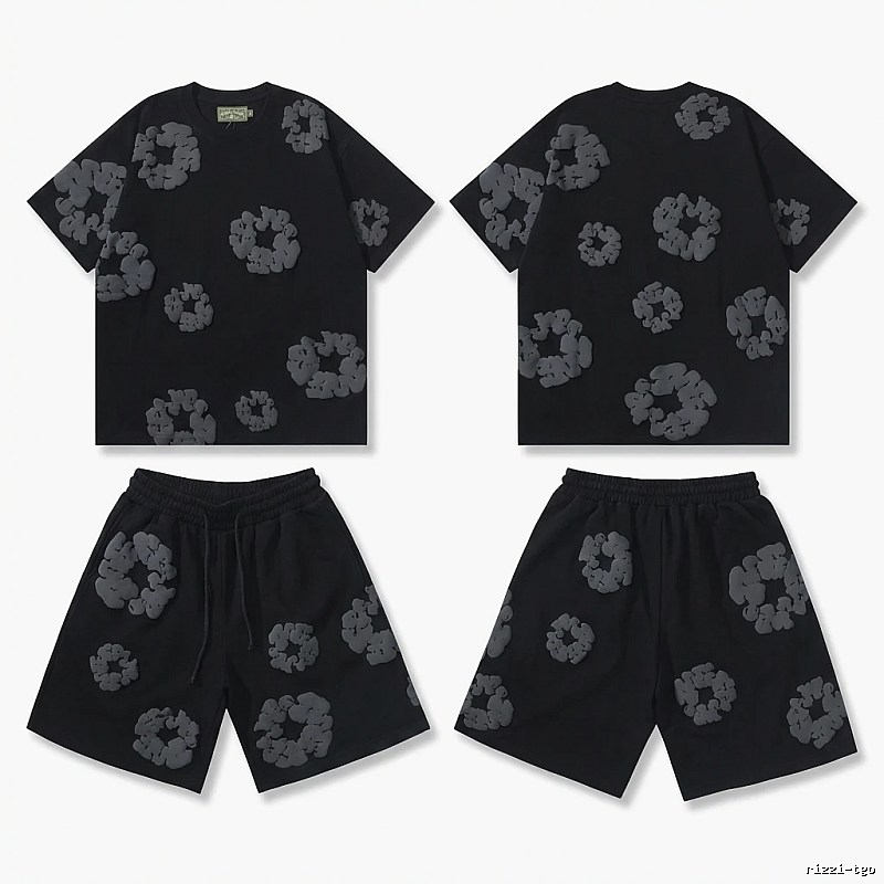DENIM TEARS Printed Casual Black Suit