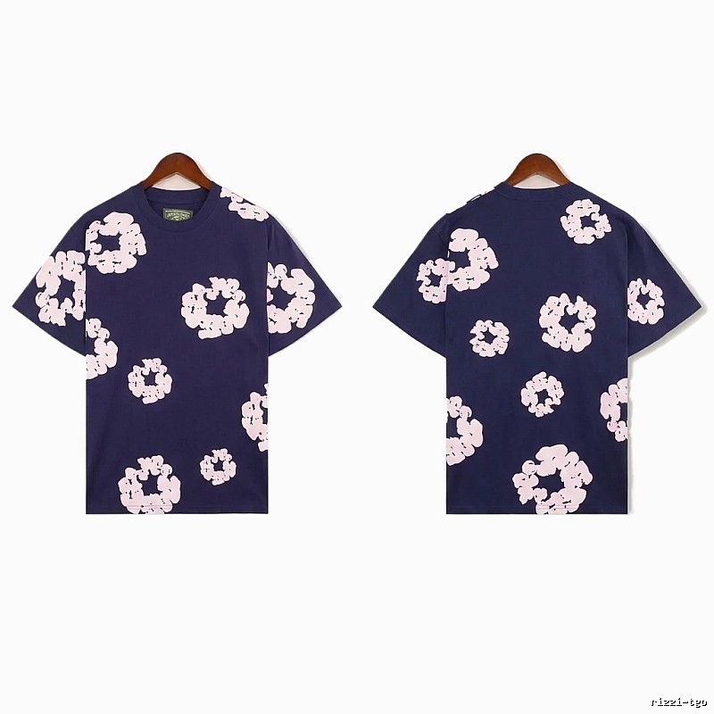 DENIM TEARS Printed Retro Style T-shirt