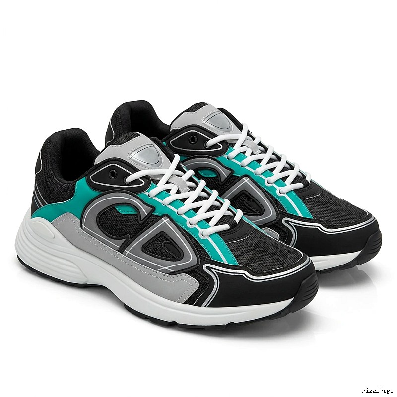Dior casual style grey-green sports shoes