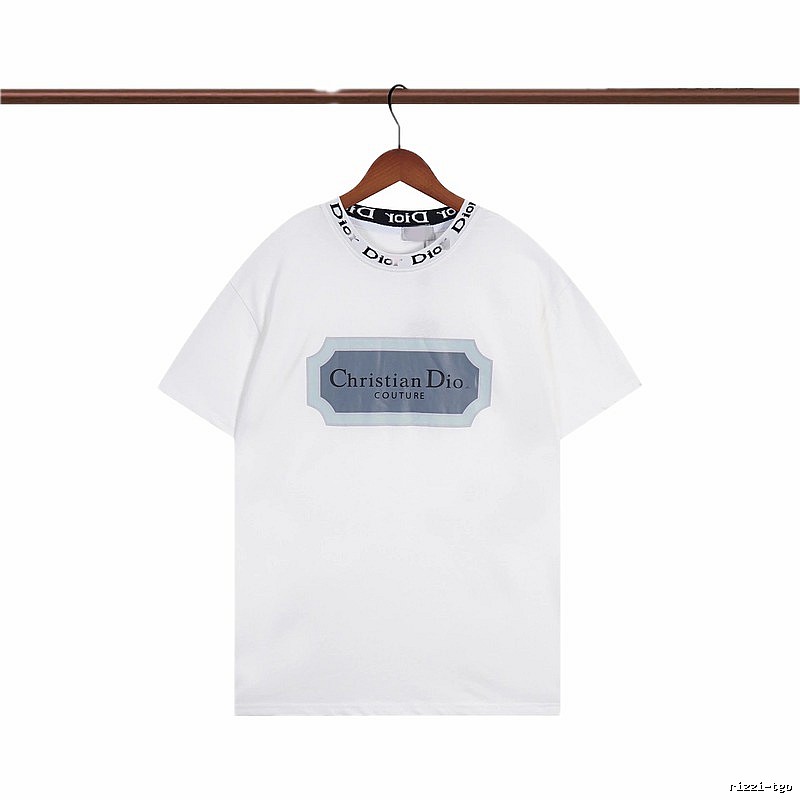 Dior Couture Minimalist Style White Short-sleeve T-shirt