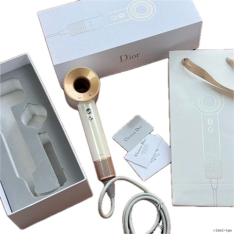Dior Hair Dryer in White and Gold