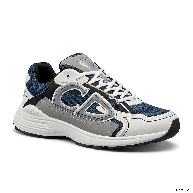 Dior retro style gray and white sports shoes