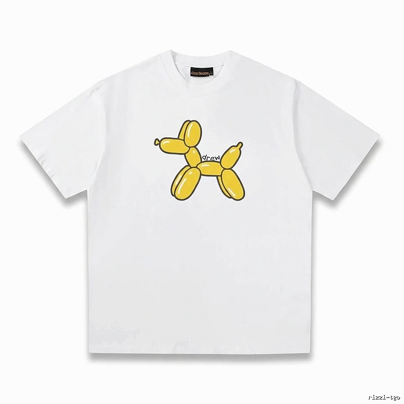 DREW Balloon Dog Simple White T-shirt