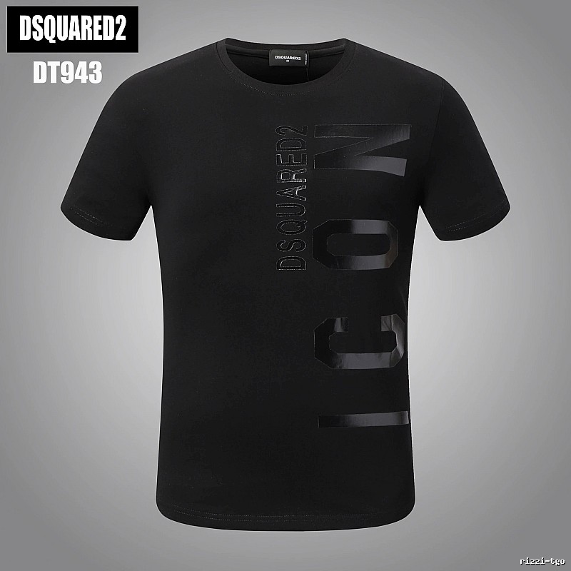 DSQUARED2 ICON Streetwear Black Short-sleeve T-shirt