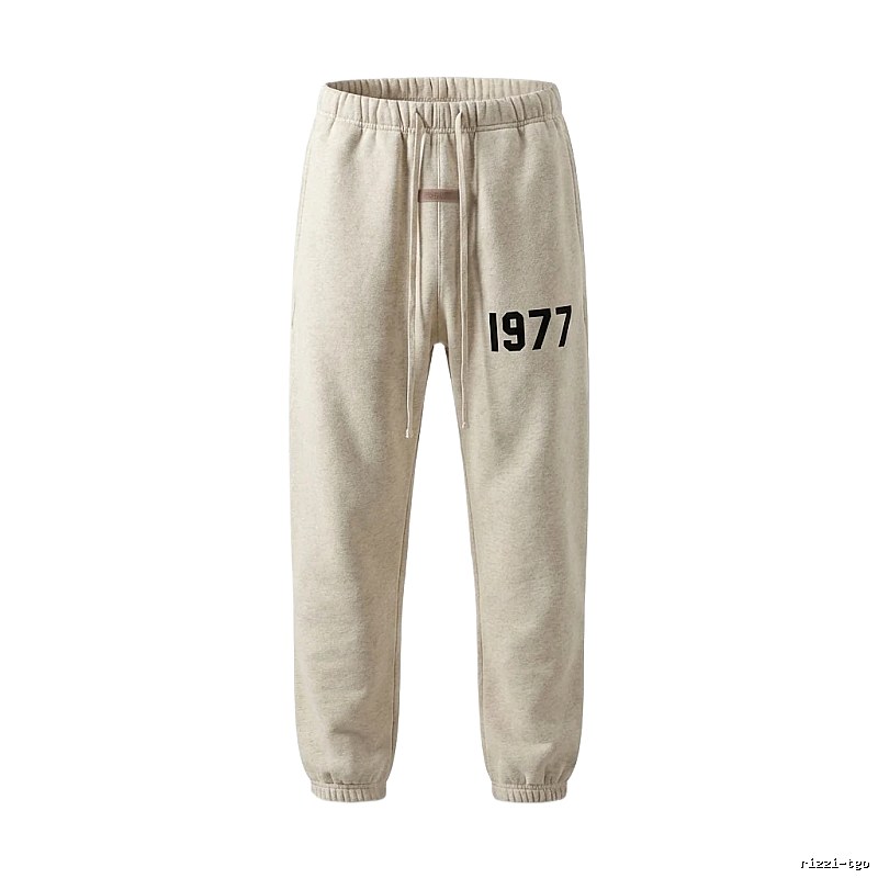 ESSENTIALS 1977 Minimalist Style Light Gray Pants