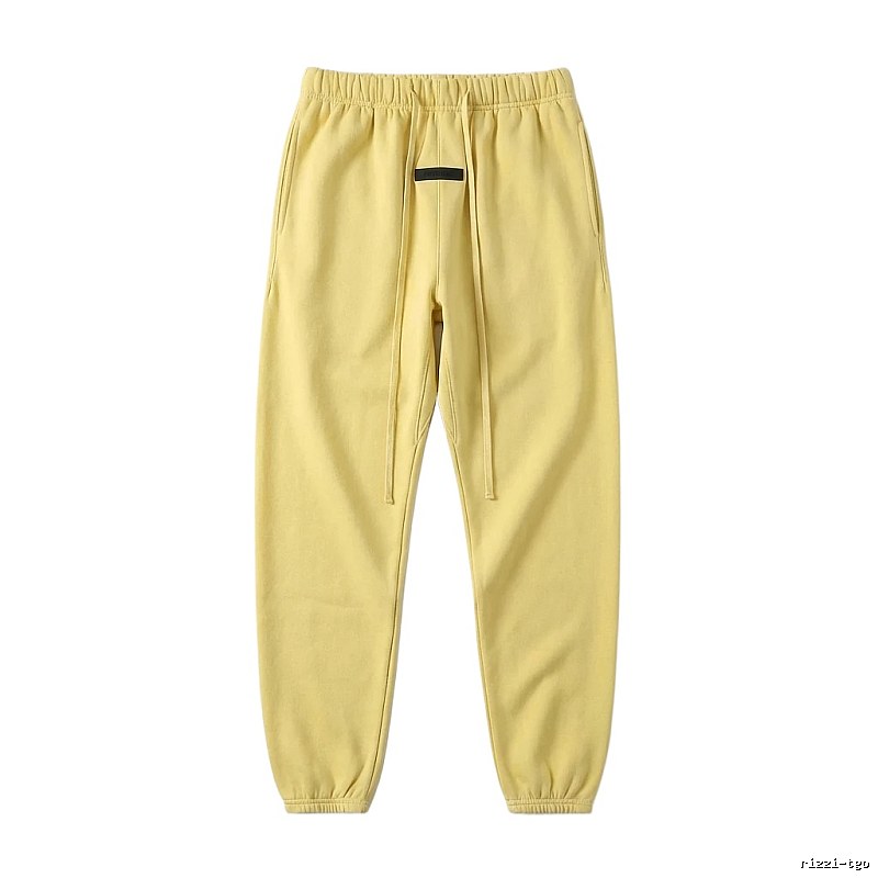 ESSENTIALS Basic Casual Yellow Sweatpants