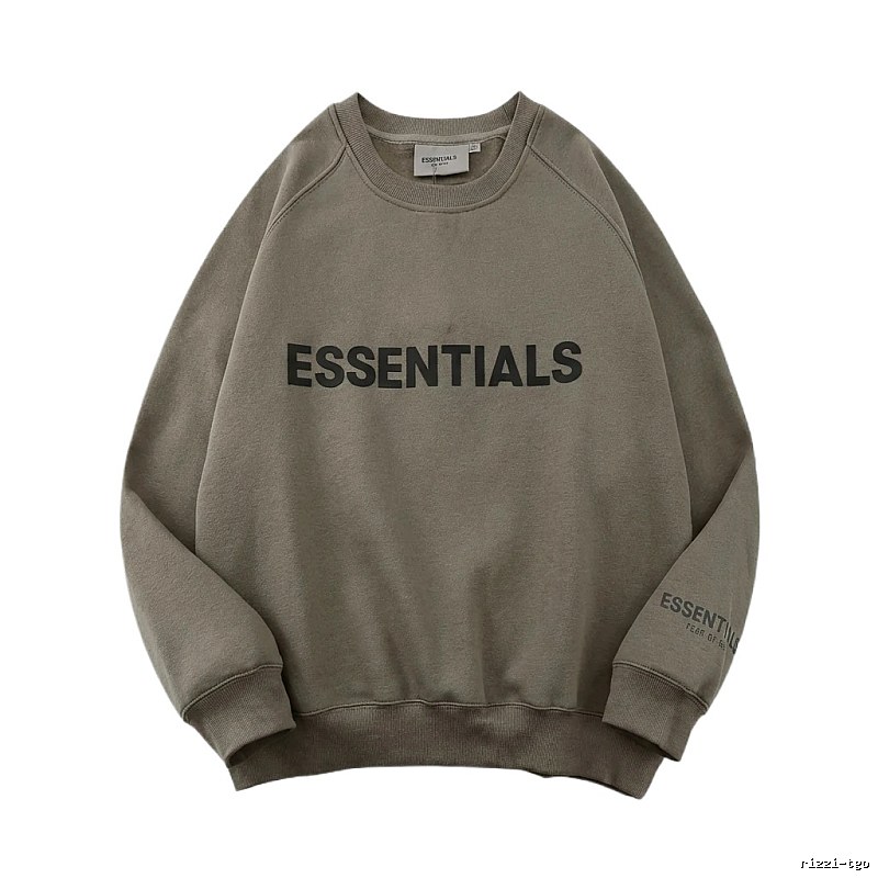 ESSENTIALS Basic Gray Sweatshirt
