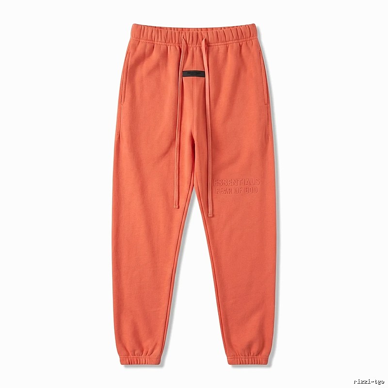 ESSENTIALS Basic Orange Sweatpants