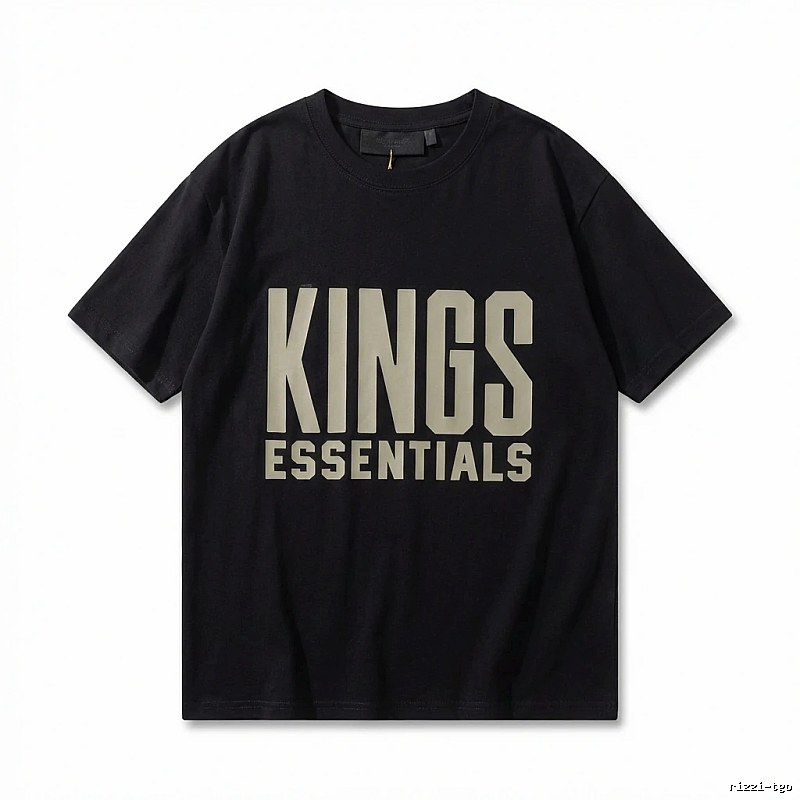 ESSENTIALS KINGS Style Black T - Shirt
