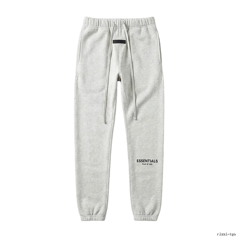 ESSENTIALS minimalist light gray sweatpants