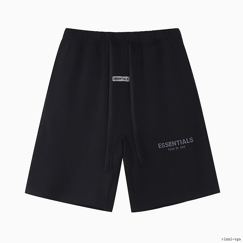 ESSENTIALS minimalist style black shorts