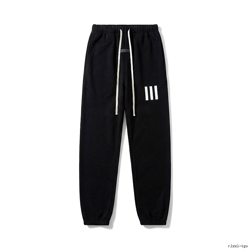 ESSENTIALS minimalist style black sweatpants