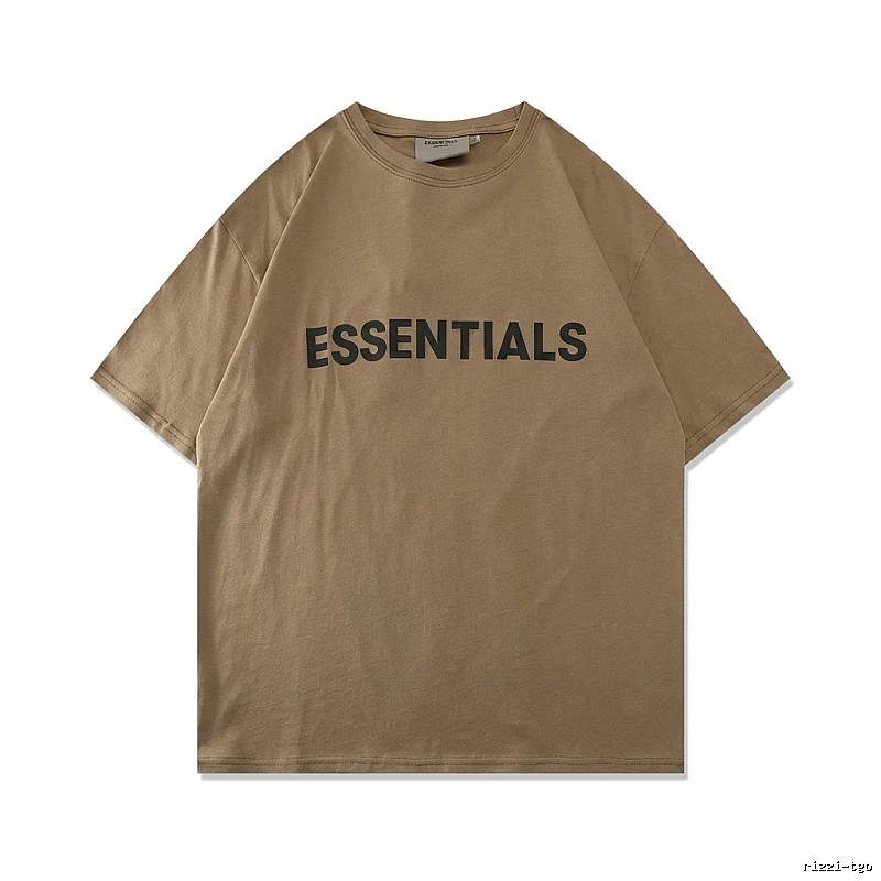 ESSENTIALS Minimalist Style Khaki T-shirt