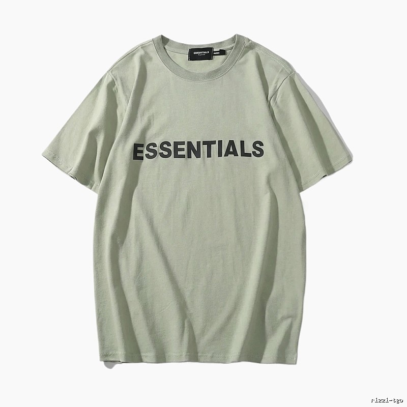 ESSENTIALS minimalist style light green T-shirt