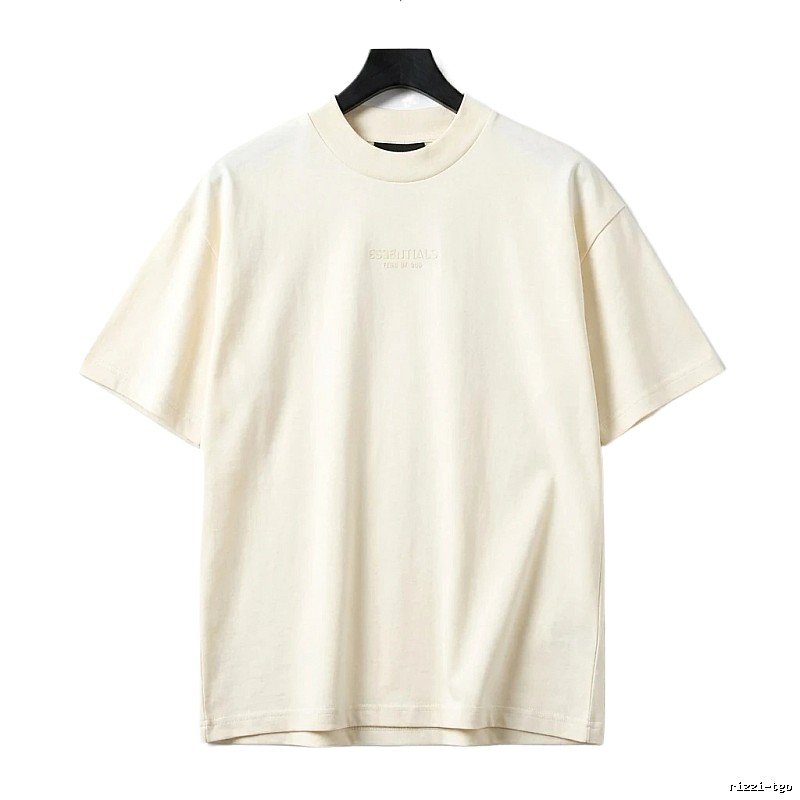 ESSENTIALS minimalist style off-white T-shirt