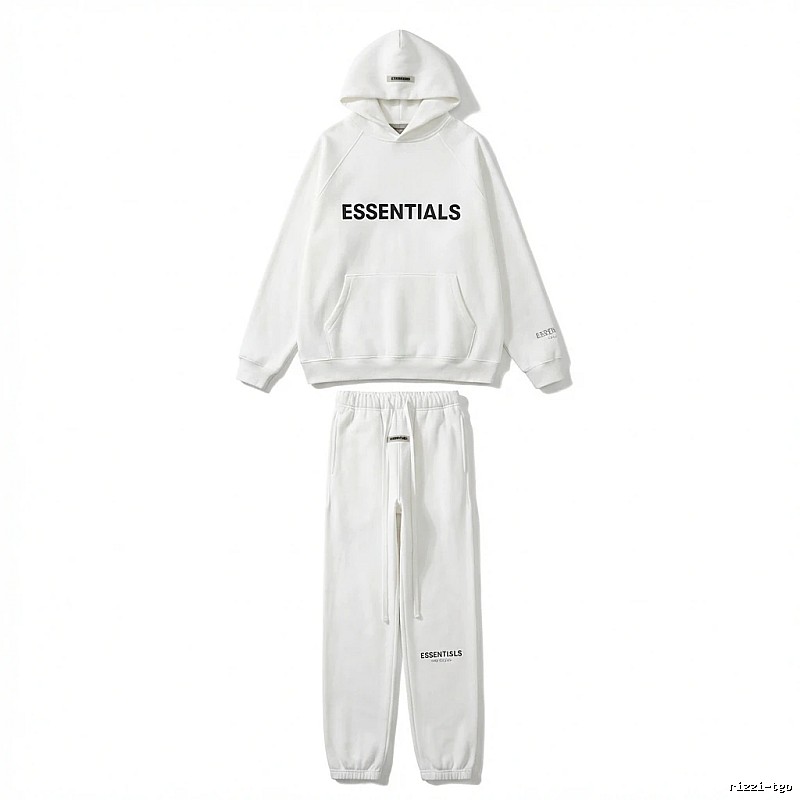 ESSENTIALS minimalist style white suit