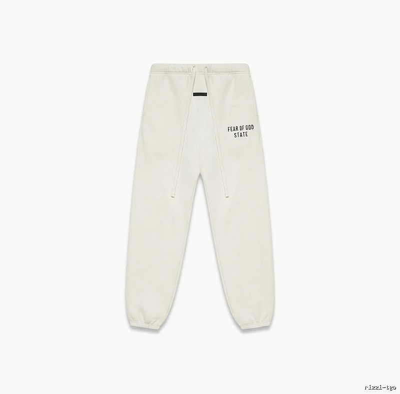 ESSENTIALS minimalist style white sweatpants