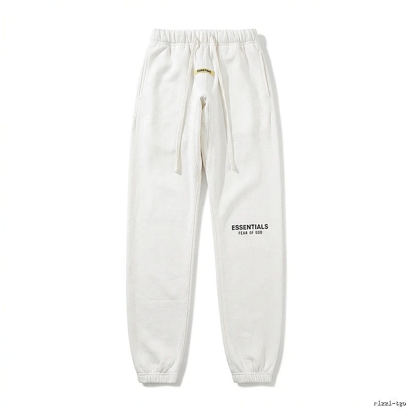 ESSENTIALS minimalist style white sweatpants