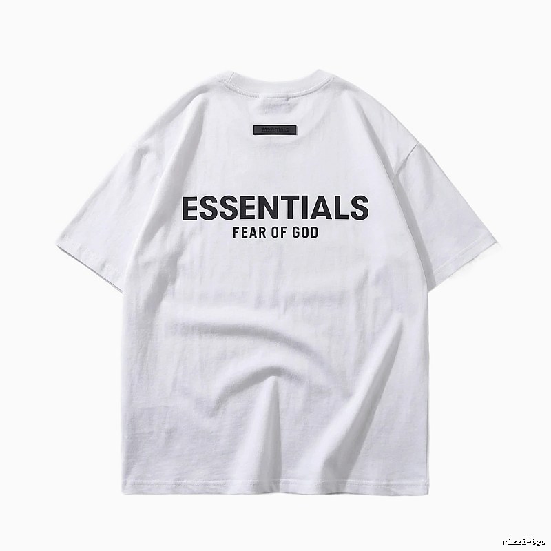 ESSENTIALS minimalist style white T-shirt