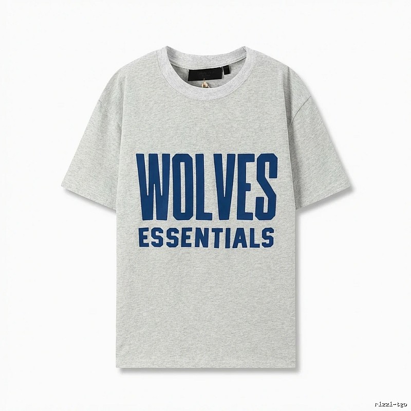 ESSENTIALS Simple Grey Short Sleeve