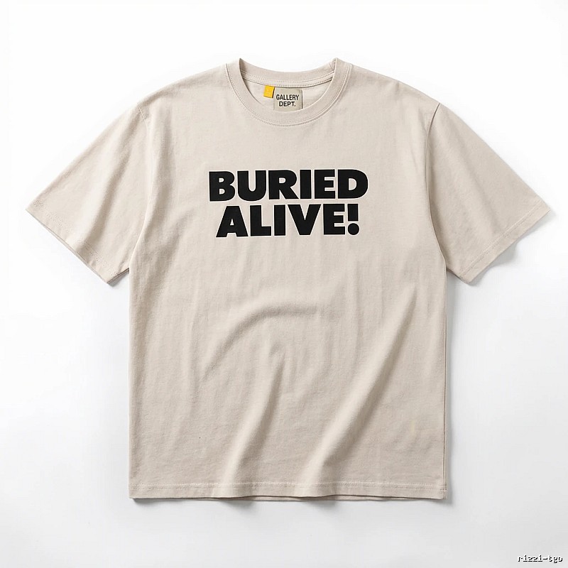 Gallery Dept. Alphabet Style Beige T-shirt