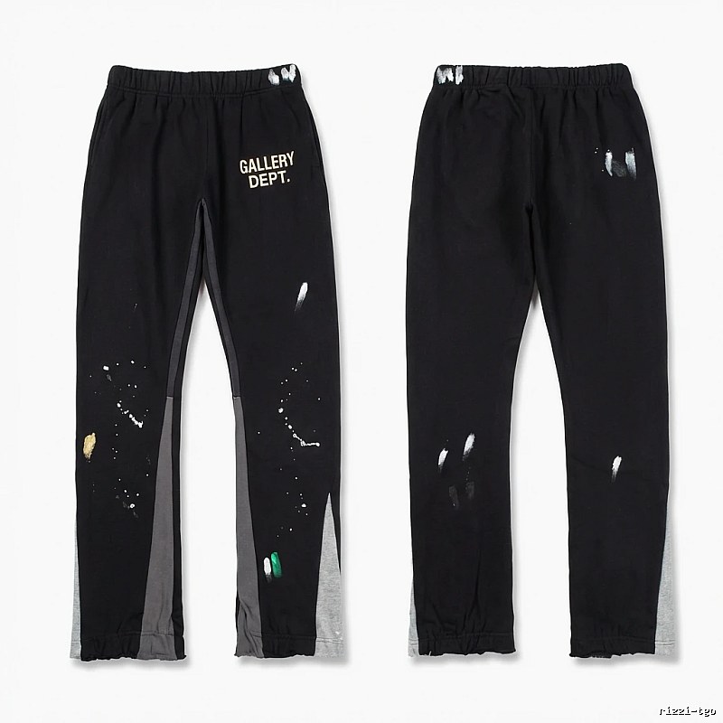 Gallery Dept Graffiti Style Black Long Pants