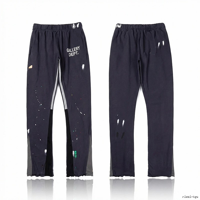 Gallery Dept Graffiti Style Black Trousers