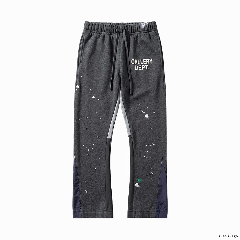 Gallery Dept Graffiti Style Grey-Purple Sweatpants