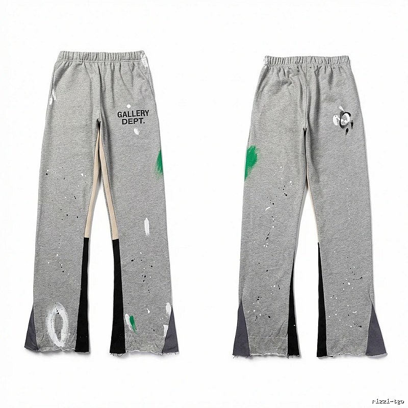 Gallery Dept graffiti-style grey trousers