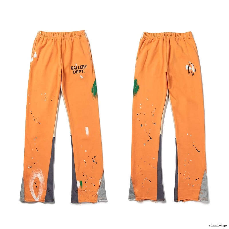 Gallery Dept Graffiti Style Orange Trousers