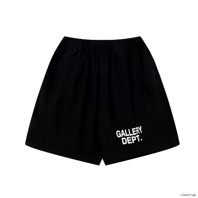 Gallery Dept minimalist style black shorts
