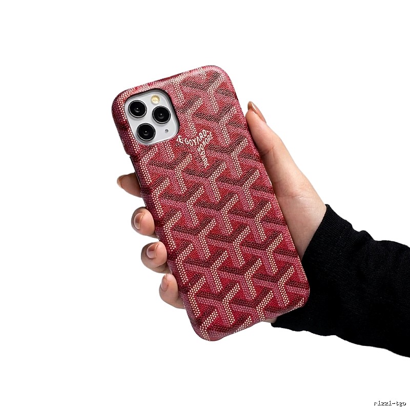 Goyard classic red iPhone case