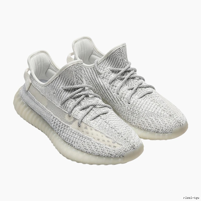Grey and white casual Yeezy 350 shoes