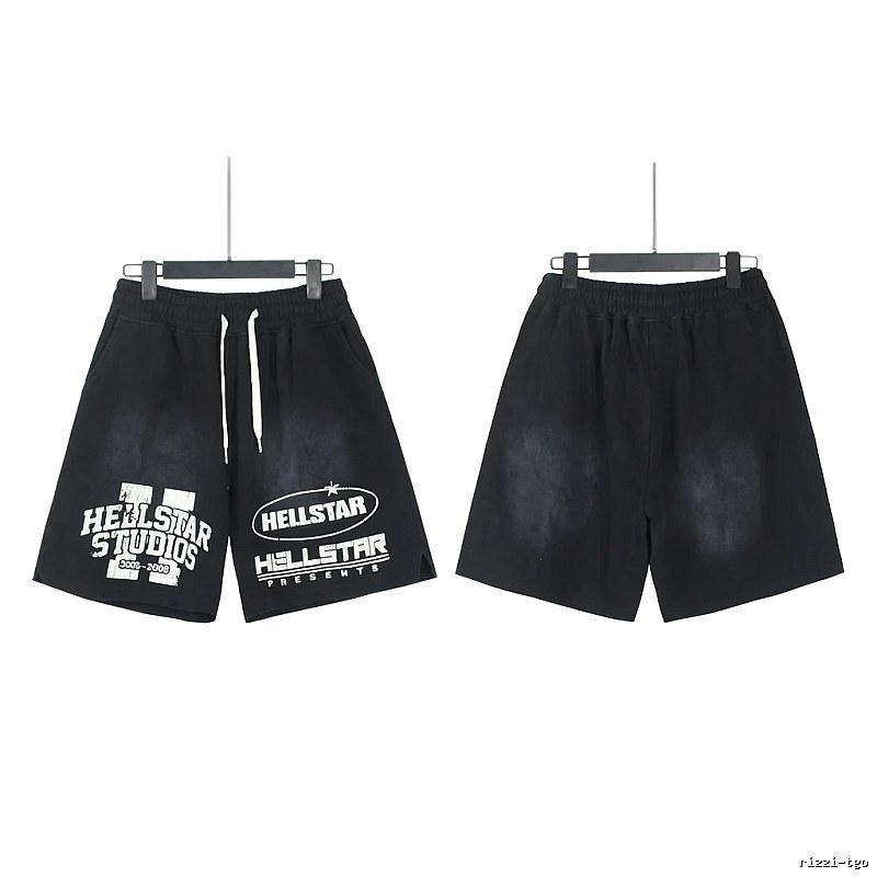 HELLSTAR American-style black shorts